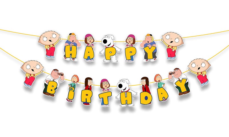 Seyal Stewie Grifin Happy Birthday Banner - Image 1